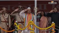 गया के गांधी मैदान में प्रभारी मंत्री विजय कुमार सिन्हा ने किया ध्वजारोहण, विकसित बिहार के निर्माण का लिया संकल्प