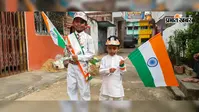 हाथों में तिरंगा, जुबां पर भारत माता की जय... आजादी के जश्न में डूबा चेनारी
