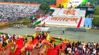 PHOTOS : PM मोदी की 'बंधेज पगड़ी' और बच्चों से उभरा वंदे मातरम; तस्वीरों में देखिए लाल किले के खूबसूरत नजारे