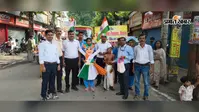 अभ्यासार्थ मध्य विद्यालय सीवान के बच्चों ने निकाली आकर्षक प्रभात फेरी