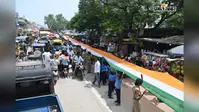 कैमूर में आजादी का जश्न: 80 मीटर तिरंगे से लेकर भव्य परेड तक जगजीवन स्टेडियम से गांव-गांव तक दिखा देश भक्ति का जज्बा