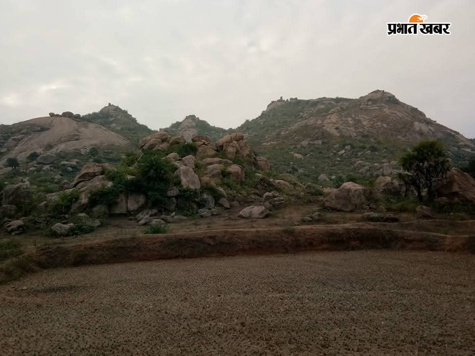 पत्थरड्डा पहाड़ का मनमोहन दृश्य.