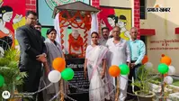 बरहरवा में गूंजा बापू का संदेश,प्रखंड मुख्यालय में प्रतिमा का अनावरण