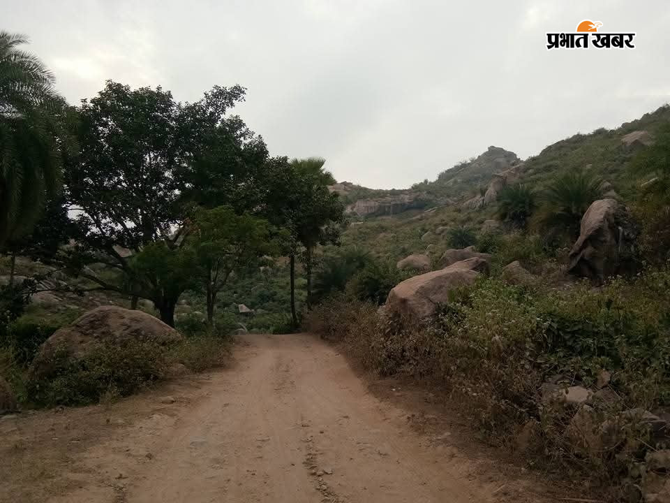 पत्थरड्डा पहाड़ का मनमोहन दृश्य.