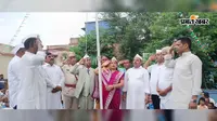 बाराहाट में शान से फहराया तिरंगा, शहीद सतीश चंद्र झा और डॉ. आंबेडकर को दी श्रद्धांजलि
