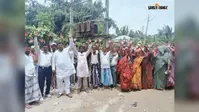 उमस भरी गर्मी में 10 दिनों से 'ब्लैकआउट' ट्रांसफार्मर जलने पर भड़के ग्रामीण, दी चक्का जाम की बड़ी चेतावनी