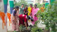 भगवान महावीर स्वामी जल मंदिर में पौधारोपण, हरियाली और पर्यावरण संरक्षण का दिया संदेश