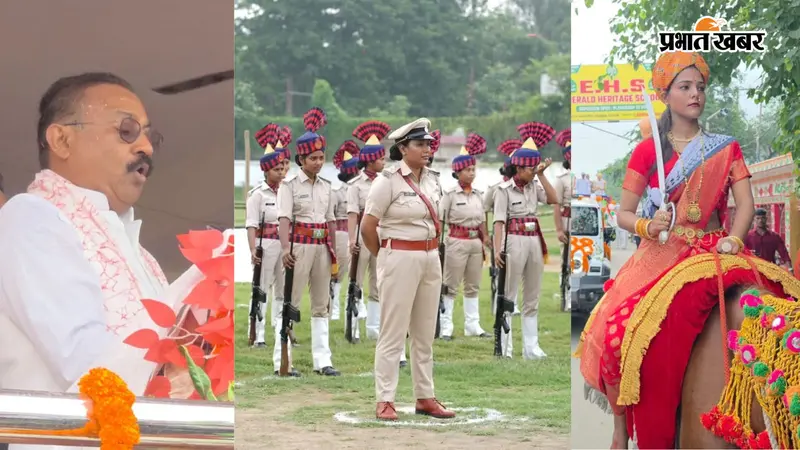 सासाराम में आजादी का जश्न: तिरंगे के साथ निकली प्रभात फेरी, जवानों का परेड और मंत्री अशोक चौधरी ने दी सलामी