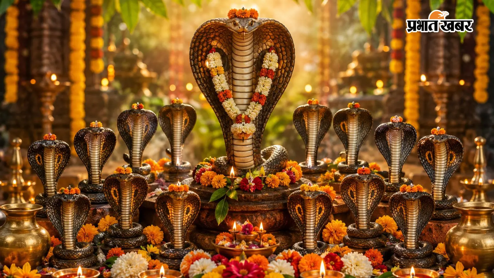 नाग पंचमी पर होती है इन 12 नागों की पूजा, अनंत से तक्षक तक जानें सभी के नाम और मंत्र