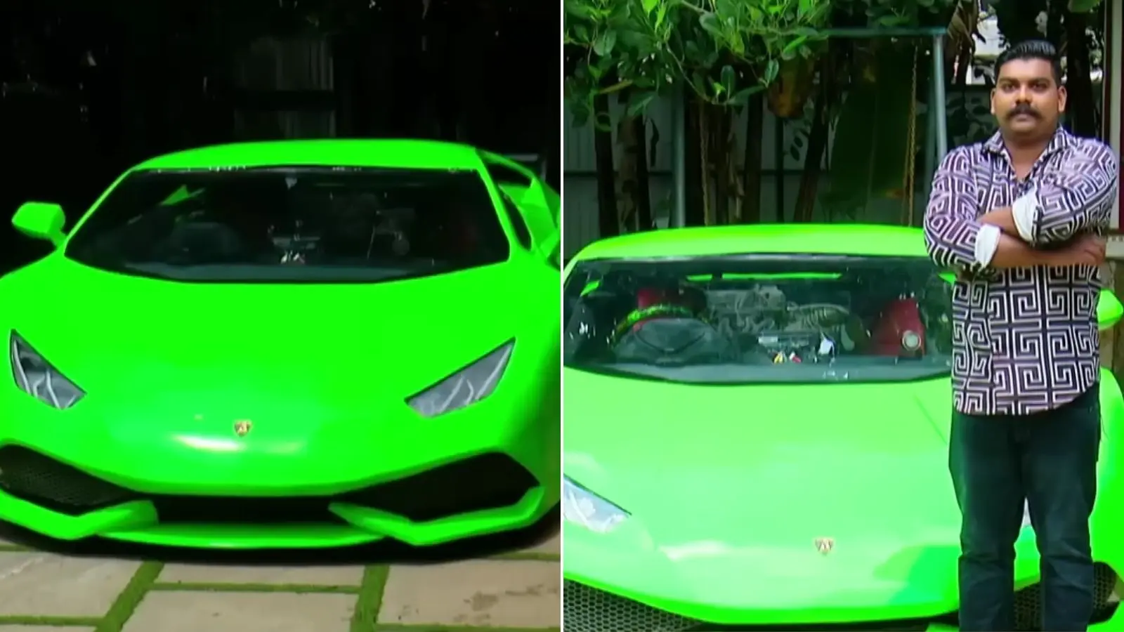 करीब 5 लाख रुपये और 4 साल की मेहनत... केरल के इस शख्स ने घर पर बना डाली Lamborghini की रेप्लिका