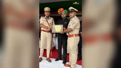 उत्कृष्ट पुलिसिंग के लिए बरोरा थाना प्रभारी को मिला सम्मान, अपराध नियंत्रण में निभाई अहम भूमिका