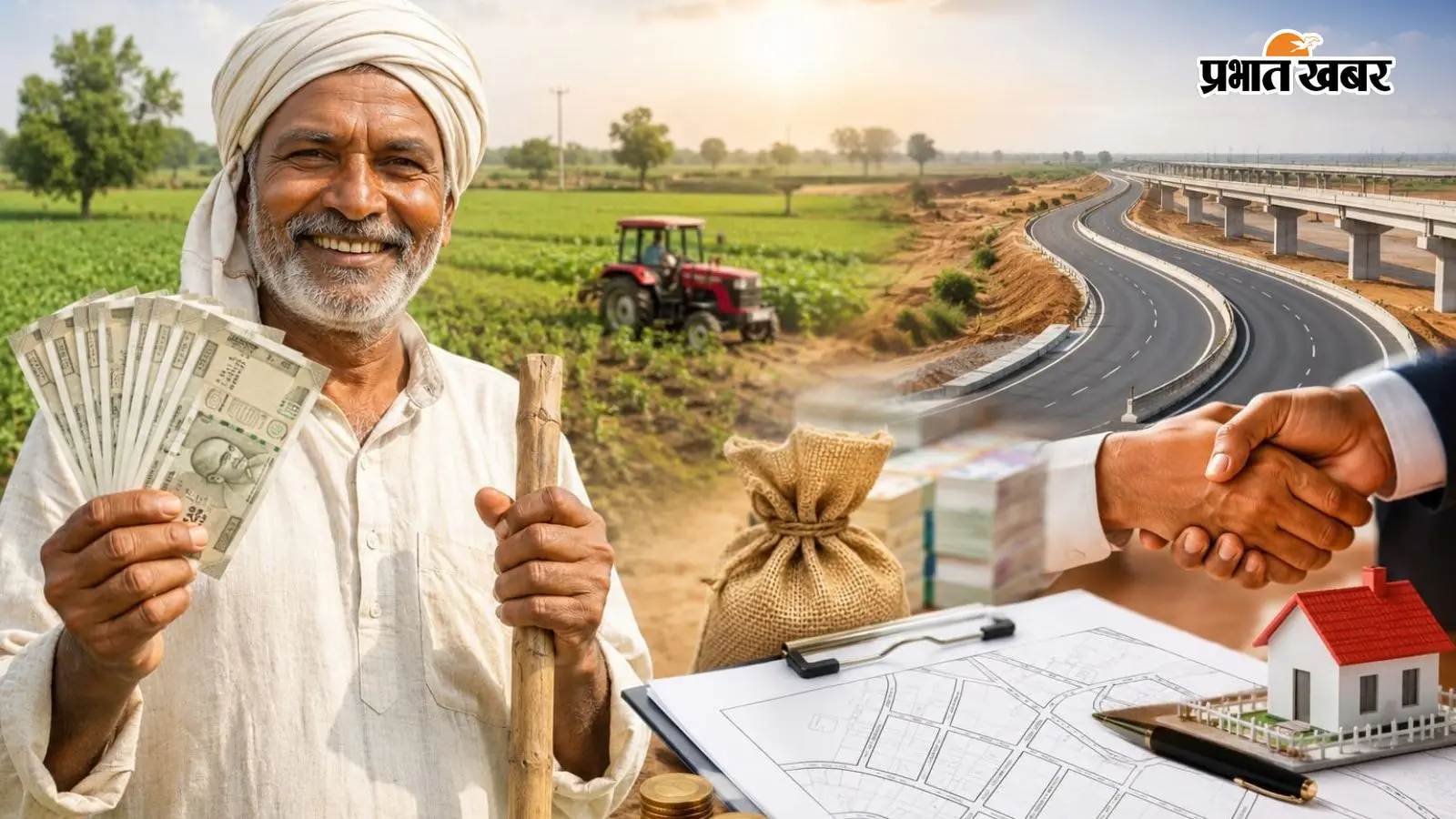 अब सफर हुआ आसान, यूपी और बिहार के लिए अधिगृहित किसानों का 96 हेक्टेयर जमीन और गांव के लिए सरकार देगी मुह मांगा मुआवजा