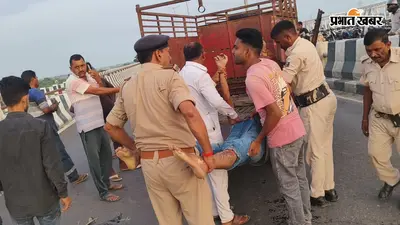 कोसी महासेतु के पास अज्ञात वाहन ने बाइक में मारी टक्कर, युवक की मौके पर मौत