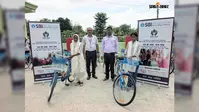 पलासी में एसबीआई ग्राम सेवा के तहत 50 बालिकाओं को मिली साइकिल, शिक्षा की राह होगी आसान