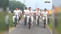 एसएसबी सुपौल में 'संडे ऑन साइकिल' का आयोजन, साइकिल रैली से दिया फिटनेस का संदेश