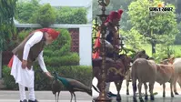 Video: 15 अगस्त को लाल किले निकलने से पहले PM मोदी से मिलने पहुंचे ‘खास दोस्त’, शेयर किया वीडियो