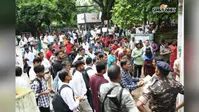 देर से पहुंचे छात्रों को परीक्षा केंद्र में नहीं मिली एंट्री, SSLNT में हंगामा
