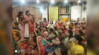 झरिया में धूमधाम से मनाया गया श्री रानी सती का तीज सिंधारा उत्सव, महिलाओं ने गाया भजन