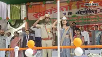 स्वतंत्रता दिवस की धूम: पहली महिला एसडीएम टोनी कुमारी ने फहराया तिरंगा, थानों व कोर्ट में हुआ ध्वजारोहण