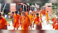 उत्तरवाहिनी गंगा से बाबाधाम तक आस्था की डगर पर लाखों कदम, 'बोल बम' के जयघोष से दूर होती थकान