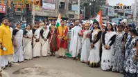 देशभक्ति नारों और गीतों से गूंजा झुमरीतिलैया, महेंद्र स्किल ट्रेनिंग सेंटर में छात्रों ने निकाली प्रभात फेरी