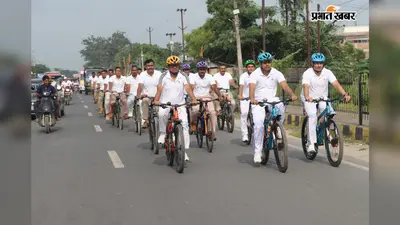 अररिया में एसएसबी ने निकाली संडे ऑन साइकिल रैली, फिट इंडिया का दिया संदेश