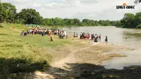 बूढ़ी गंडक नदी में नहाने गए तीन किशोर लापता, तलाश में जुटी पुलिस और स्थानीय लोग