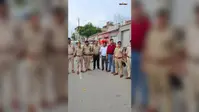 महावीरी झंडा जुलूस को लेकर शहर में पुलिस-प्रशासन का फ्लैग मार्च, ड्रोन और CCTV से होगी निगरानी