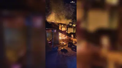 किशनगंज में सिलेंडर फटने से महादलित परिवार का घर जला, हजारों की संपत्ति राख