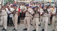 कैमूर में सड़क जाम करने वालों पर होगी सख्त कार्रवाई, रामगढ़ में पुलिस ने निकाला फ्लैग मार्च