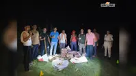 पुलिस को देखते ही गन्ने में फेंकी शराब और भाग निकले कारोबारी, 172.8 लीटर बरामद