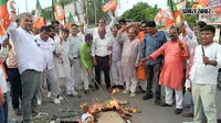 समस्तीपुर में कांग्रेस के खिलाफ भाजपा का आक्रोश, वंदे मातरम् के कथित अपमान का आरोप