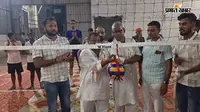 आरा के चरपोखरी में नाइट वॉलीबॉल टूर्नामेंट का समापन, पियनिया ने धारोपुर को 2-0 से हराकर जीती ट्रॉफी