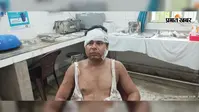 पैसे देने से किया इनकार तो बैंककर्मी पर डंडे से हमला, आरोपी युवक की तलाश
