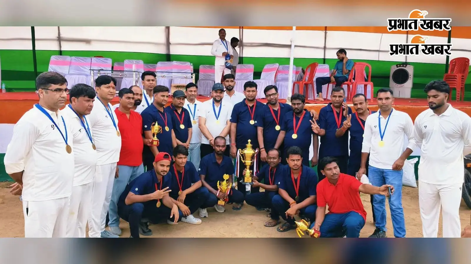 हिलसा में नागरिक एकादश ने प्रशासन एकादश को हराया, प्रेम कुमार बने मैन ऑफ द मैच