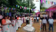 कुरडेग में धूमधाम से मना स्वतंत्रता दिवस, विभिन्न संस्थानों में शान से फहराया तिरंगा