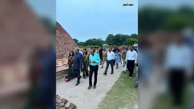 पत्नी के साथ वैशाली पहुंचे मुख्य चुनाव आयुक्त, विश्व के प्रथम गणतंत्र की धरती को देखा