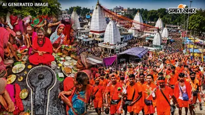 श्रावणी मेले की तीसरी सोमवारी पर नाग पंचमी और संक्रांति के विशेष संयोग पर बाबा वैद्यनाथ को जल अर्पित करने का गजब उत्साह