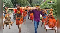 हाजीपुर : महुआ से बाबा बटेश्वरनाथ के लिए निकली कांवर यात्रा, 51 हजार से ज्यादा शिवभक्त हुए शामिल, 14 किमी तक गूंजा ‘बोल बम’