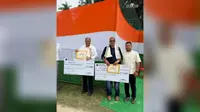 फारबिसगंज: राज्य में सर्वाधिक GST भुगतान पर दो व्यवसायी भामाशाह सम्मान से पुरस्कृत, प्रभारी मंत्री ने सौंपा मेडल