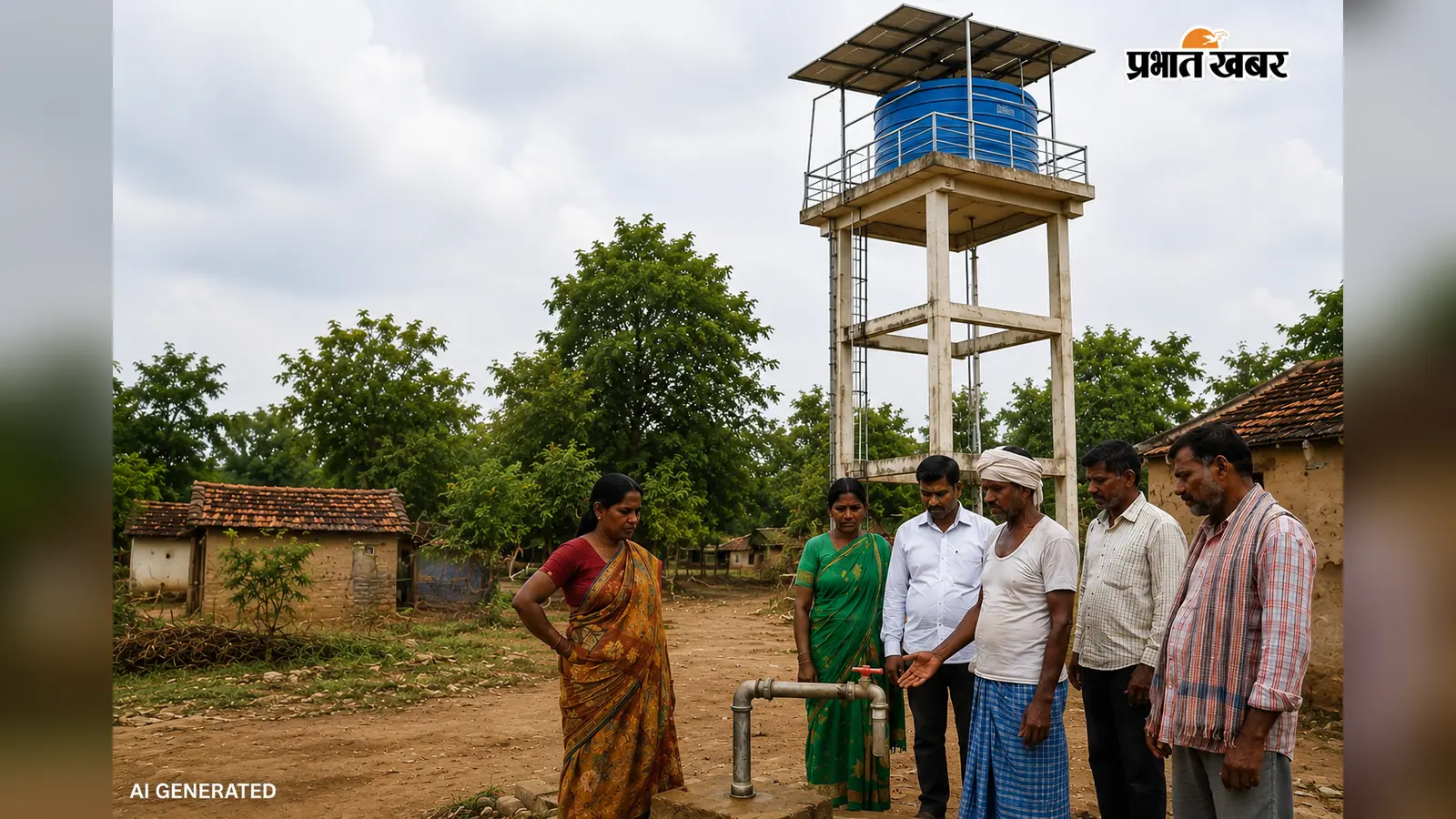 सिमडेगा के श्रीकोंडेकेरा में नल-जल योजना बनी परेशानी का सबब, ग्रामीणों ने की जांच की मांग