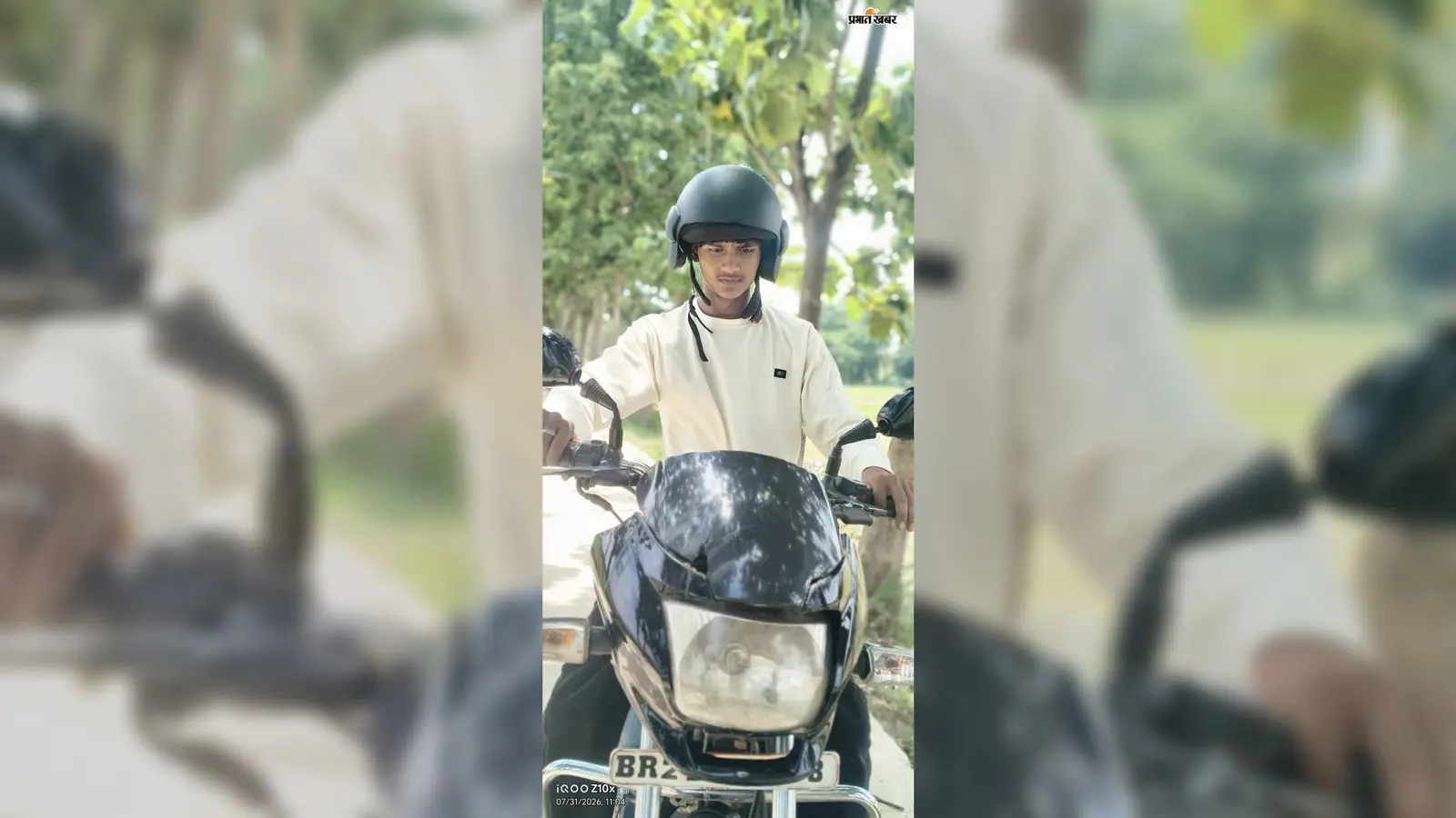हेलमेट नहीं पहना तो बाइक नहीं होगी स्टार्ट, बेतिया के छात्र ने बनाया मॉडल