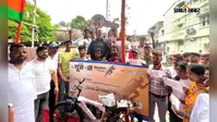 पूर्णिया: मैराथन-2026 के विजेताओं को सांसद पप्पू यादव ने बांटे पुरस्कार, 4 को स्कूटी और 21 को मिली नकद राशि