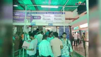 RIMS OPD में भारी भीड़ से बढ़ी मरीजों की परेशानी, पर्ची और डॉक्टर के लिए करना पड़ रहा इंतजार