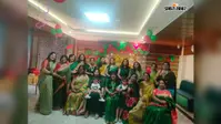 सावन के गीतों पर झूमीं महिलायें, गीत-संगीत पर जमकर थिरकीं