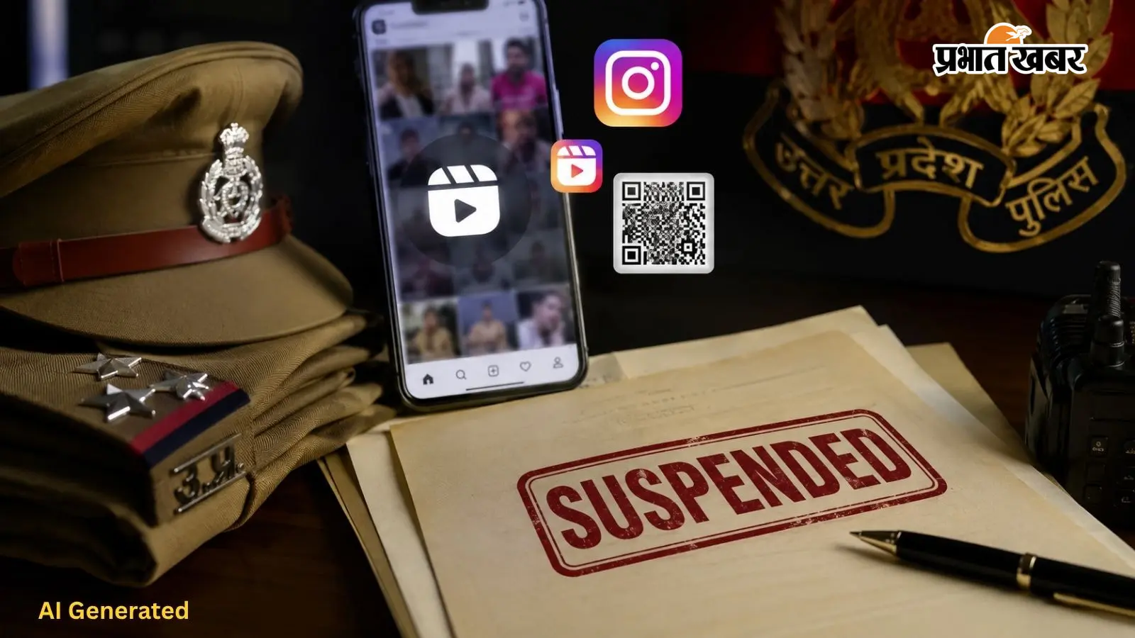 "वर्दी की आड़ में रील्स और QR कोड से वसूली?" मेरठ में महिला SI अनु पर गिरी गाज, SSP के एक ऑर्डर से सस्पेंड!