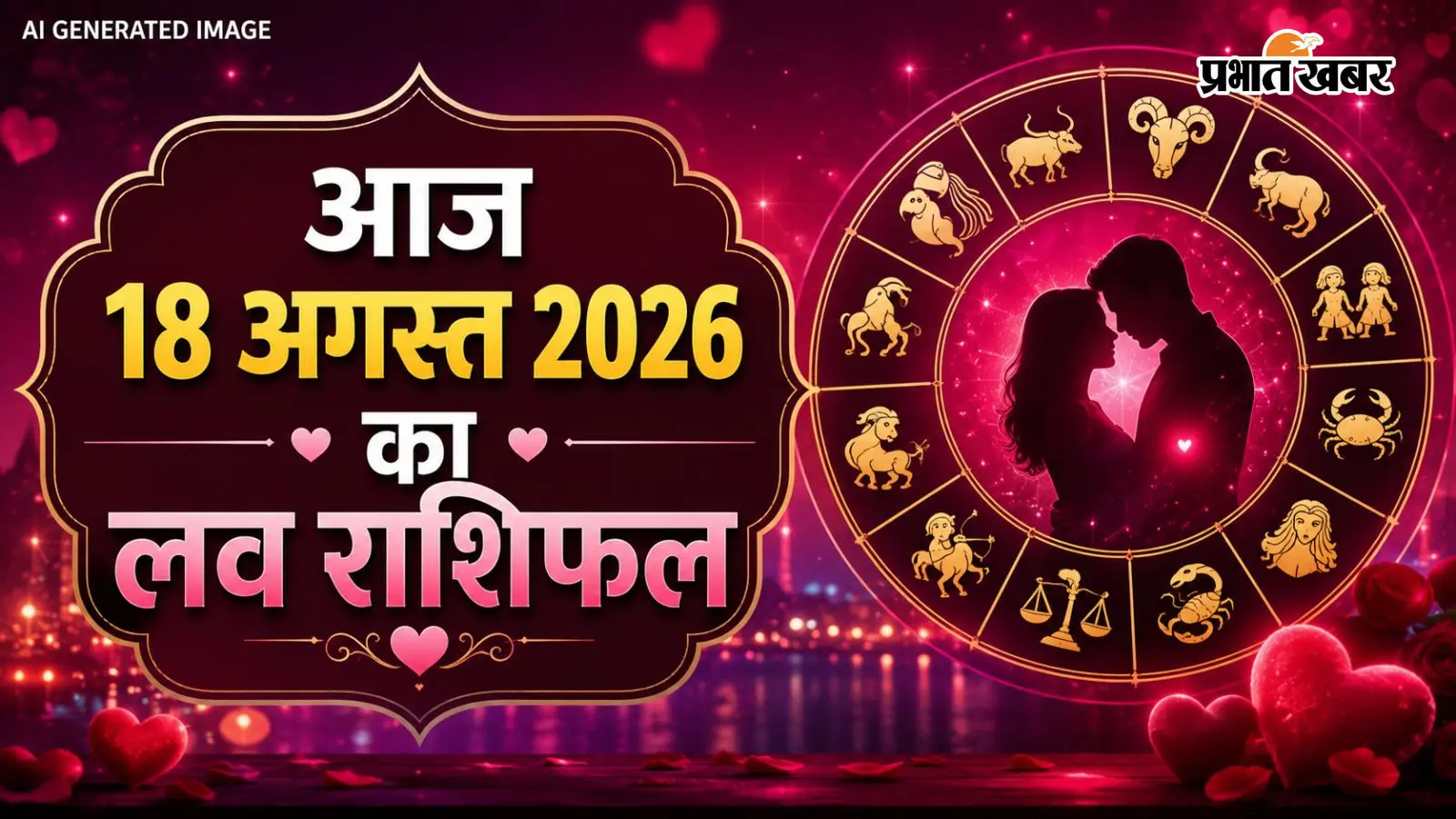 आज 18 अगस्त का लव राशिफल: तीसरे इंसान की इंट्री बिगाड़ सकती है आपका रिश्ता, पढ़ें आज का सबसे सटीक प्रेम भविष्यफल