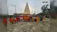 आस्था की 110 किमी यात्रा, बच्चेश्वरनाथ के दरबार में गूंजा हर-हर महादेव