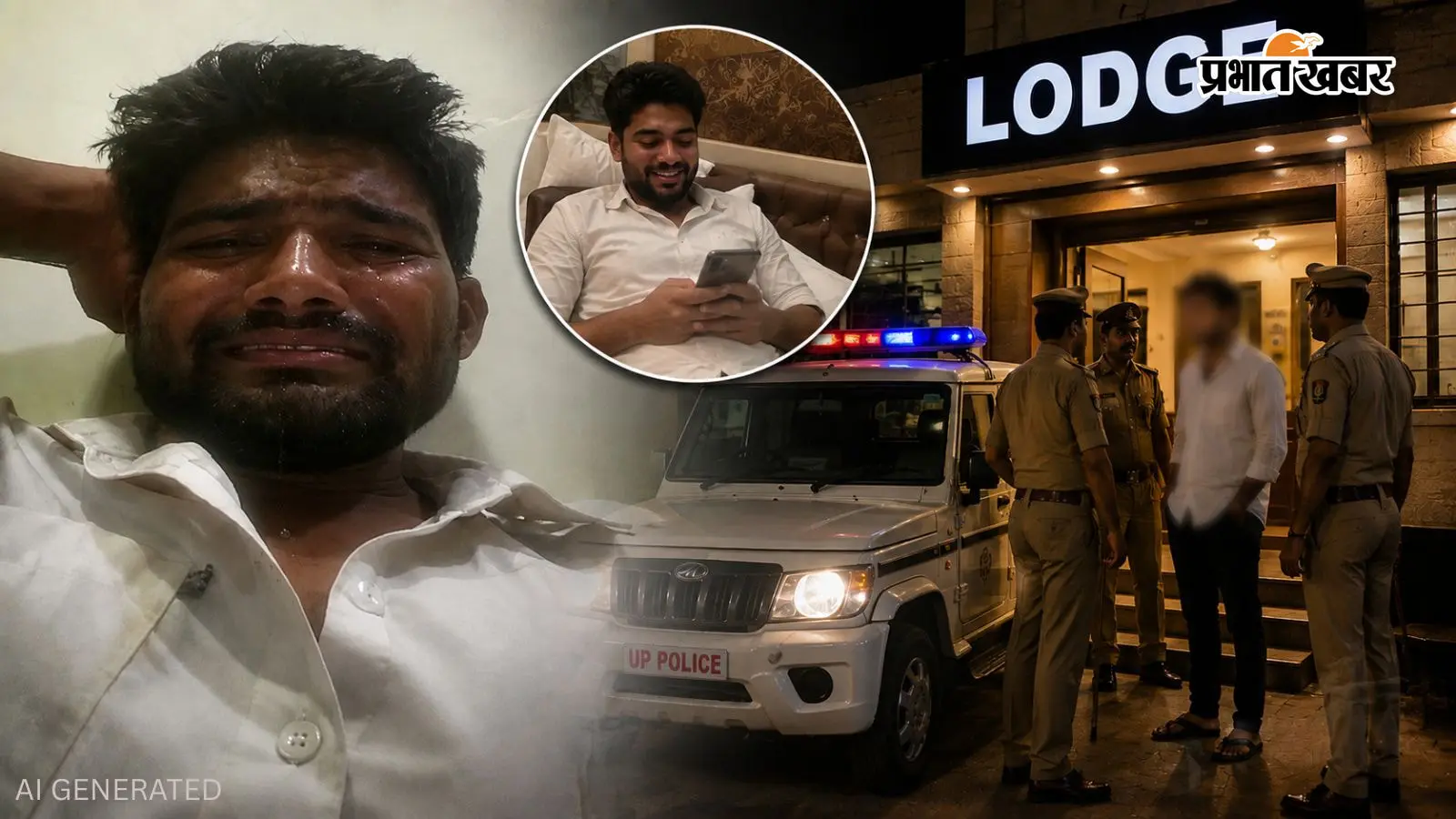 5 लाख के लिए खुद बना ‘किडनैपिंग’ का शिकार, रोते हुए VIDEO भेजा, UP पुलिस पहुंची तो लॉज में मस्ती करता मिला युवक