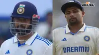 VIDEO: मिल-बांटकर खाएंगे और फिर तलवार चलाएंगे...स्टंप माइक पर सरफराज और पंत का मजेदार बातचीत वायरल
